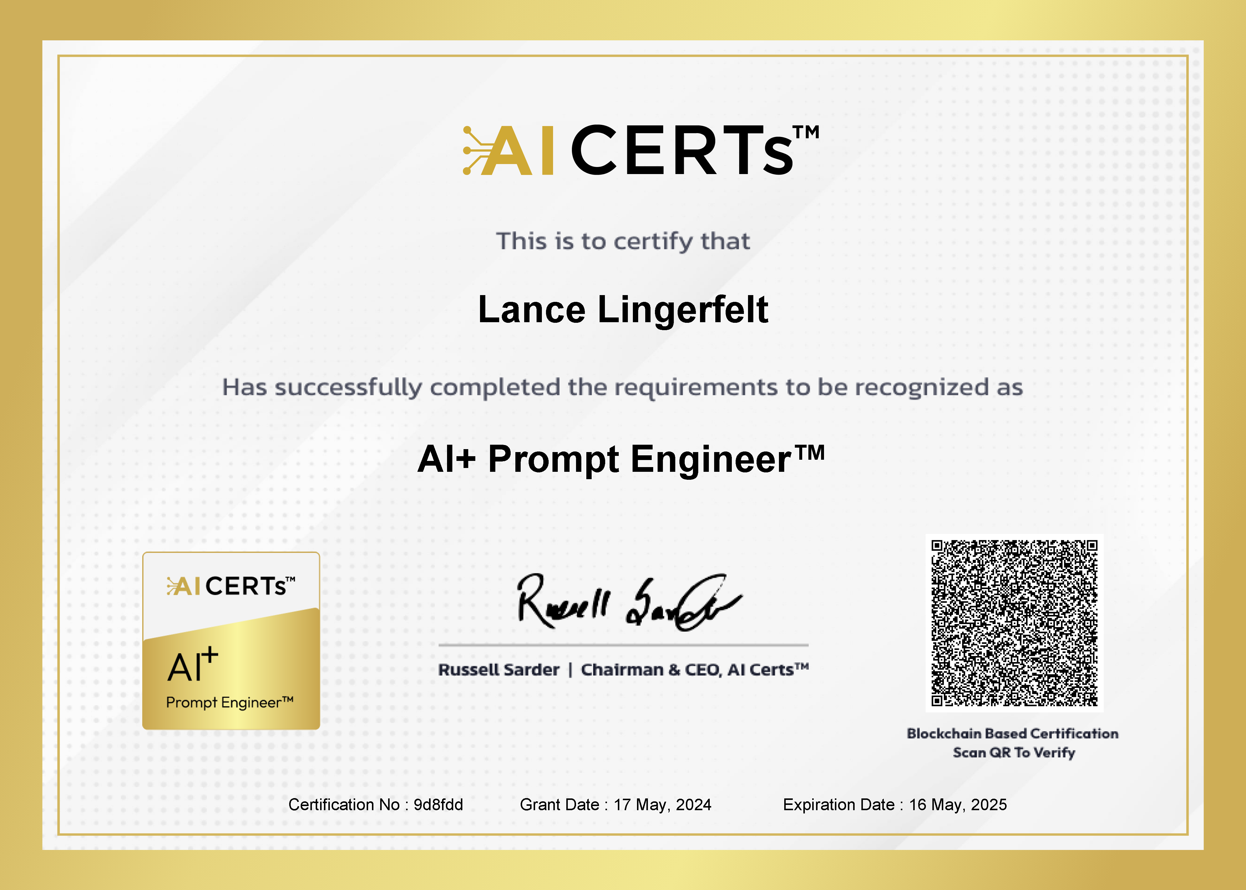 AI+ Prompt Engineer Certificaiton